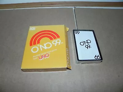 Vintage New Game O' NO 99 Card Game Deck Is Sealed  1980 • $19.95