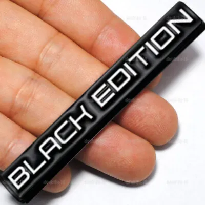Black Edition Logo Emblem Badge Car Rear Tailgate Decal Sticker Car Accessories • $8.89