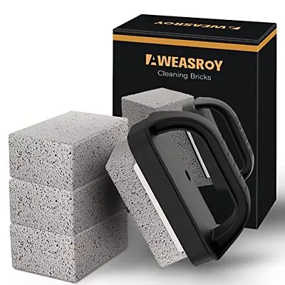 Grill Griddle Cleaning Brick Block Heavy Duty  With Handle (4 Pack) • $21.37