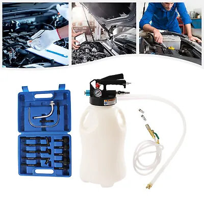 10L Oil Fluid Extractor Pump Manual Vacuum Two-way Control +13PCS Adapter+Case • $88