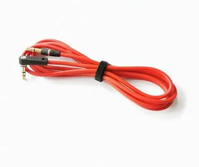 $6.99 • Buy Red Audio Cable Cord Wire 3.5mm L Jack For Beats Dre Pro, Studio Solo 2  HD