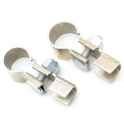 16-18mm Car Battery Pure Copper Terminal Clamp Clips Connector Negative Positive • $9.59