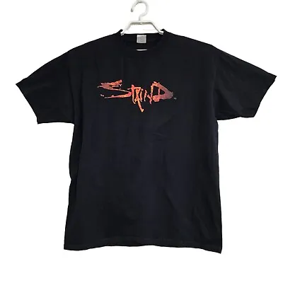 Vtg STAIND XL Graphic T Shirt Dysfunctional Fan Club Anvil EUC Rock Music Metal • $14.97