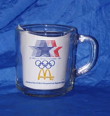 Vintage McDonalds 1984 Olympics 10oz Coffee Mug W/ Crisp Graphics • $5.98