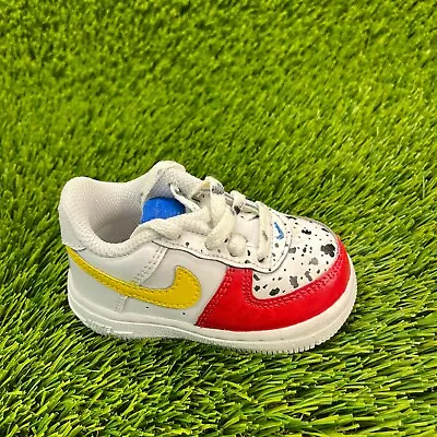 Nike Air Force 1 Toddler Size 4C Multicolor Athletic Shoes Sneakers 314192-117 • $39.99