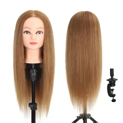 100% Human Hair Mannequin Head With Virgin Human Hair Speciality Hairdresser • $27.22