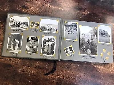 1940s Photo Album Family History Marriage HolidaysWW2 South Africa Etc • £20