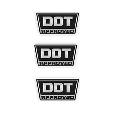 3 Set Dot Stickers Decals Vinyls Self Adhesive For Helmet Motorcycle • $5.99