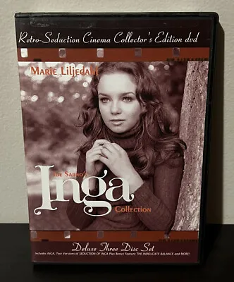 Joe Sarno’s Inca Collection Deluxe 3 Disc DVD Set Rare Marie Liljedahl • $124.95