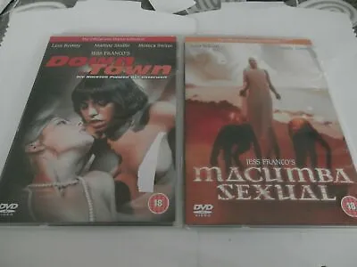 Down Town & Macumba Sexual Jess Franco 2 X Rare Dvd Lesbian Lina Romay Downtown • £21.99