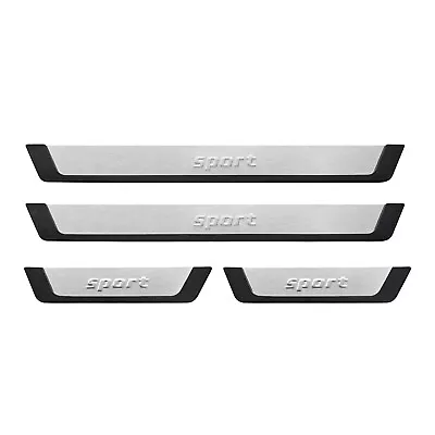 Door Sill Scuff Plate Scratch Protector For VW Golf R Mk8 2022-2024 Sport Steel • $54.99