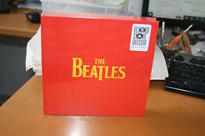 BEATLES 2012 RSD Red Boxset 4 X 7  + Poster + Numbered Package NEW Unopened. • $160