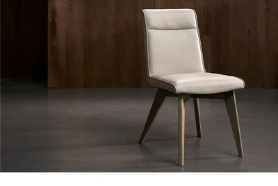 $1400 • Buy Nick Scali Leather Dining Chairs 6 Daarcey RRP $389 Each