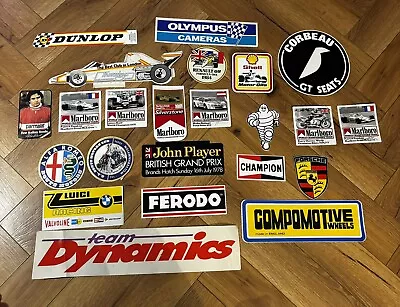 Vintage F1 Stickers • £49.99