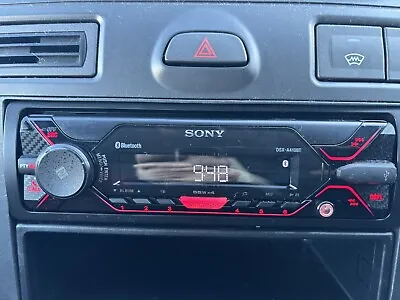 Sony DSX-A410BT Bluetooth Car Stereo Front USB AUX IPhone Android MP3 Flac Radio • £49.99