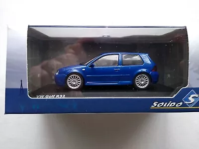 SOLIDO - VW GOLF R32 - 4MOTION - AWD - 3 Dr - LHD - BLUE - REF S4313601 - 1:43rd • $37.35
