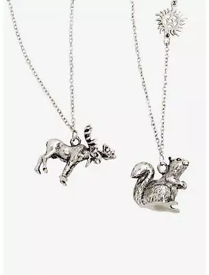 Supernatural Sam & Dean Moose & Squirrel Best Friend Necklace Set • $18.98
