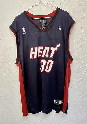 Adidas Miami Heat NBA Michael Beasley #30 Basketball Jersey Men’s Size XL • $58.99