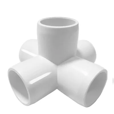 Buildable PVC 5-way 3/4  PVC Elbow (10 Pack) • $24.10