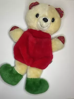 Vintage Gerber Products Co TEDDY BEAR Christmas Stocking 15  • $6.50