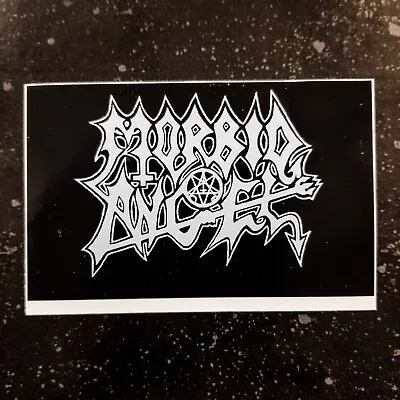 Morbid Angel Logo 4 X 2  Waterproof Vinyl Sticker Decal [💪 HQ Durability] Metal • $4.66