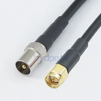 TV Male To SMA N Tyep UHF BNC TNC FME F MCX Female RG58 Coax Coaxial Cable 50ohm • $5.20