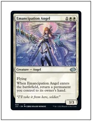 1x Emancipation Angel Anime Art Jumpstart 2022 Magic The Gathering MTG NM • $1.95