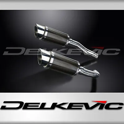 YAMAHA YZF-R1 2004-2006 200mm ROUND CARBON  SILENCER EXHAUST KIT • $497.81