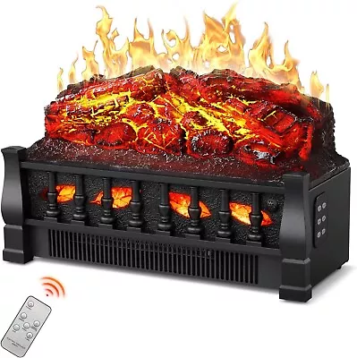 MODERN 750W/1500W Electric Fireplace 21  Vintage Portable Freestanding Fireplace • $263.33