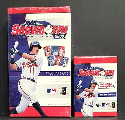 MLB SHOWDOWN 2000 - Two ( 2 ) Player Starter Set & Draft Pack Factory Sealed New • $49.99