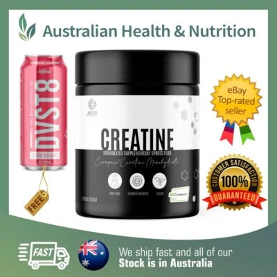 Atp Science Creatine 500gm Creapure + Free Dvst8 Can & Sample • $64.95