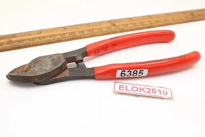 Mac Tools Knipex P16 6.5  Red Handle Copper Aluminum Cable Only Cutters Germany • $21.99