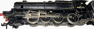 HORNBY DUBLO 1960-65 B.R 48073 CAST 2-8-0 LOCOMOTIVE & TENDER. Black • $49