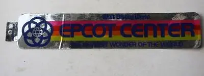 Walt Disney World 1982 Grand Opening Epcot Center Bumper Sticker Foil Colorful - • $9.99
