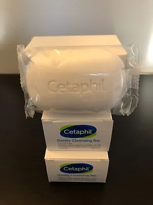 Cetaphil Gentle Cleansing Bar 4.5 Oz Lot Of 3 • £14.46