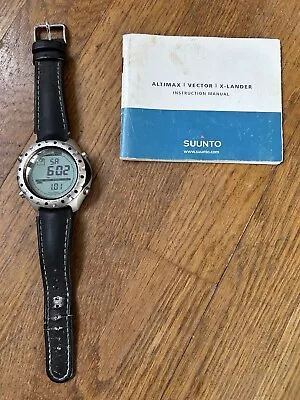 Suunto X-Lander New Battery Made In Finland Altimeter Barometer Compass Watch • $149.99
