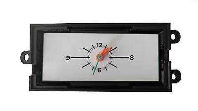 NEW WHITE FACE 1971 1972 1973 Mustang Cougar Battery Powered Dash Console Clock • $104.95