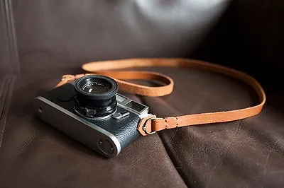Handmade Genunie Real Leather Camera Strap Neck Strap For Vintage Camera Brown • $19.99