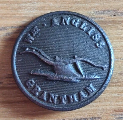 £4.99 • Buy Grantham Button, W.m.angliss, Horse Drawn Plough