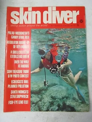 Skin Diver Magazine May 1971 Palau Micronesia Andy Store Reef Vintage No Label • $17.95