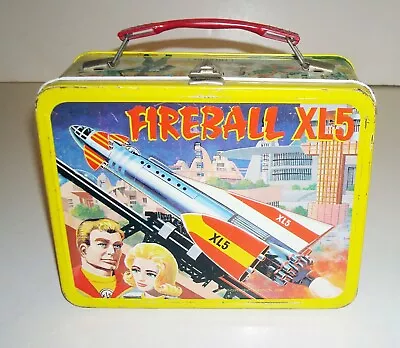 Vintage Fireball XL5 Lunch Box 1964 King Seeley Nice Condition No Thermos • $58.95