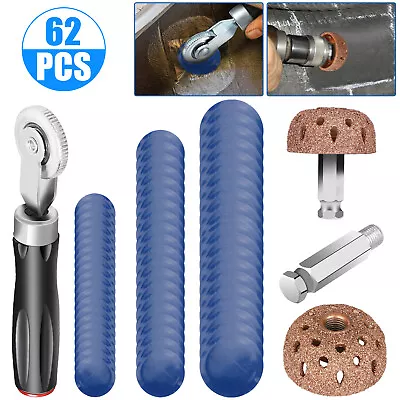 62X Heavy Duty Tire Repair Kit DIY Punctures Flat For Car Motorcycle Plug Patch • $19.98