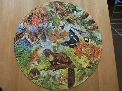Waddingtons Circular Jigsaw - Woodland Wildlife - Complete • £5.50