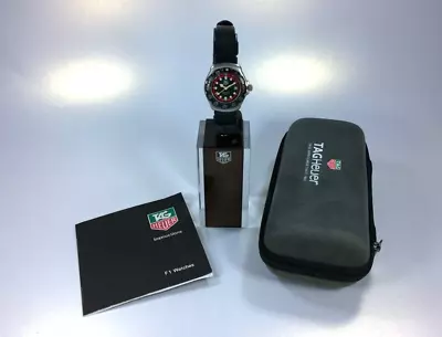 TAG Heuer Formula 1 F1 Ladies Watch With Black & Red Dial With Date And Box • £265