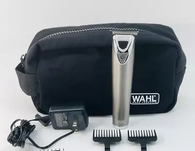 Wahl Stainless Steel Lithium Ion 2.0+ Beard Trimmer For Men 09818-A • $44.99