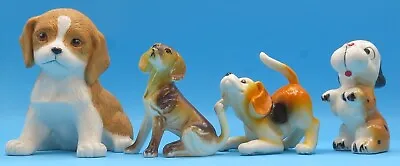 Vintage Lot Of 4 Beagle Hunting Puppy Dog Figurines HOMCO • $10