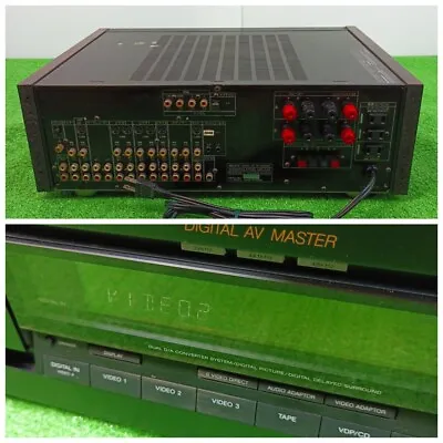 SONY Vintage Preamp TA-AV900D Side Wood Panel Checked In. Free Shipping • $575.65