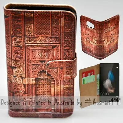 For Huawei Series - Qutub Minar Theme Print Wallet Mobile Phone Case Cover • $13.98