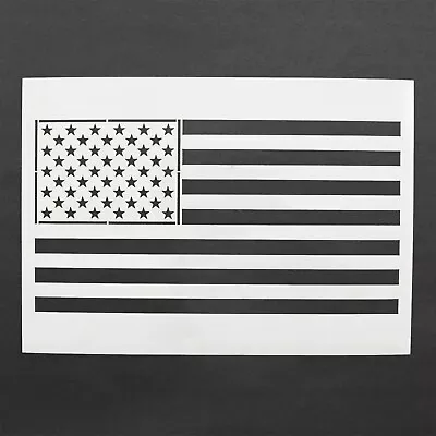 American Flag Stencil USA Mylar Sheet Painting Wall Art Craft 190 Micron • £2.99