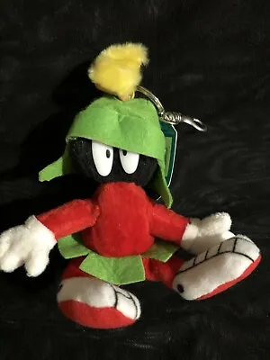 1990's Marvin The Martian Key Chain Plush Bean Bag New With Tags • $9.99